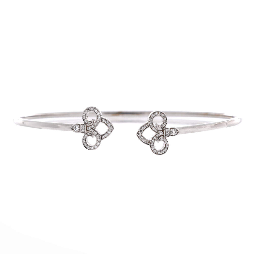 Tiffany & Co. Fleur de Lis Wire Bracelet